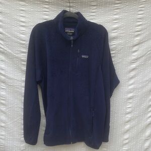 Patagonia Men's Deep Blue Zip-Up Fleece XL